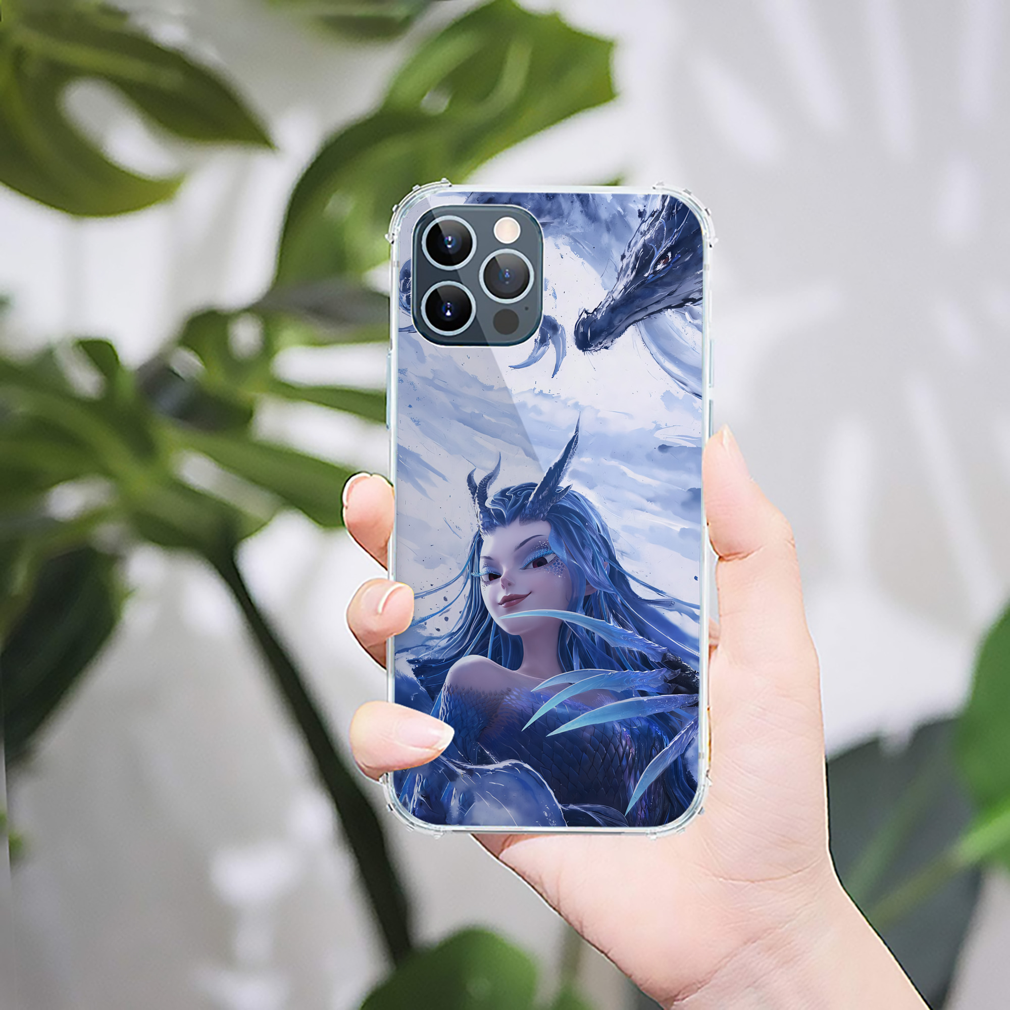 （画像用） Ne Zha 2 ナタ 魔童の大暴れ 【iPhone 12シリーズ対応】透明スマホケース（クリアソフトケース）